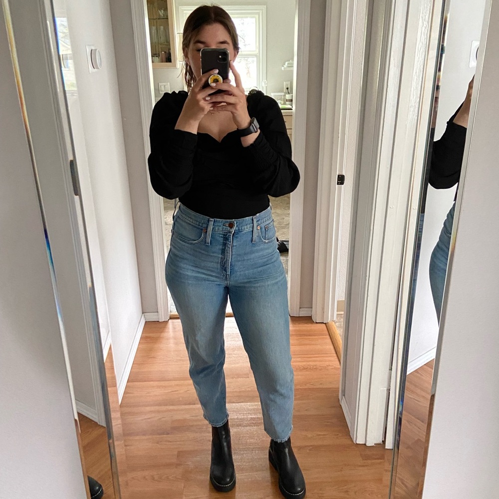 Women’s Madewell High Rise Classic Straight Jeans